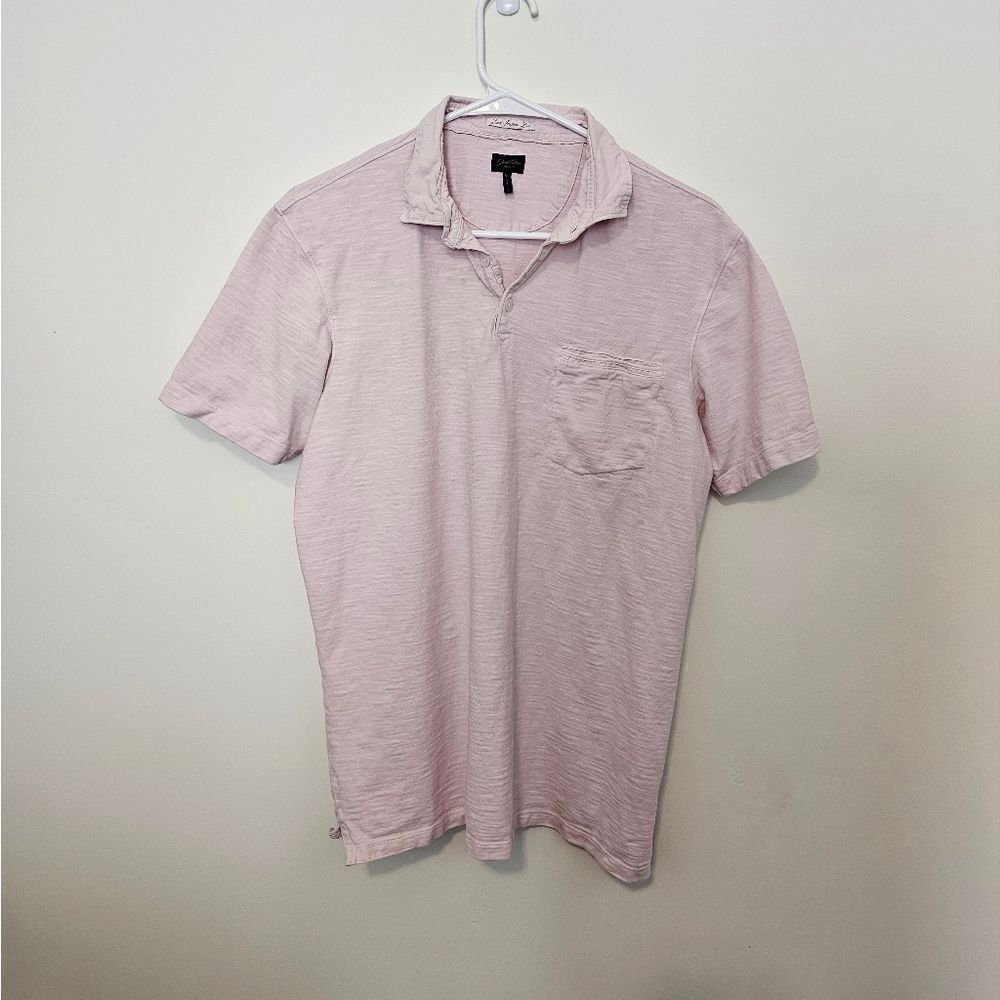Good Man Pink Polo Mens Medium